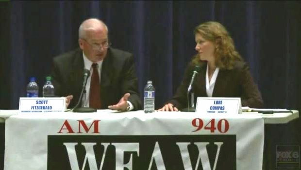 Fitzgerald, Compas stake out familiar ground in recall debate