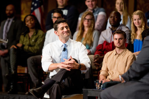 Asked about grim GOP race, Ryan talks policy, not candidates