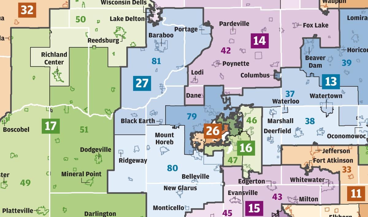 Wisconsin voting district maps