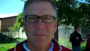 Badgers assistant softball coach Randy Schneider