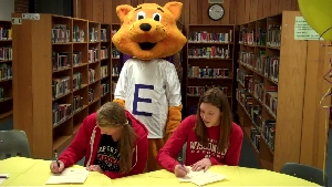 Aja Van Hout and Ivy Martin choose UW