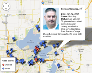 Interactive map: Dane County homicides since 2004