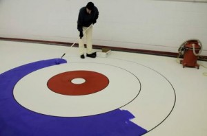 See how the Portage Curling Club prepares its ice