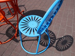 Photos: Union Terrace blue chairs