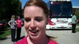 BadgerBeat.com talks to Badgers softball catcher Whitney Massey