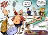 Hands Cartoon: Feelin' hot hot hot!