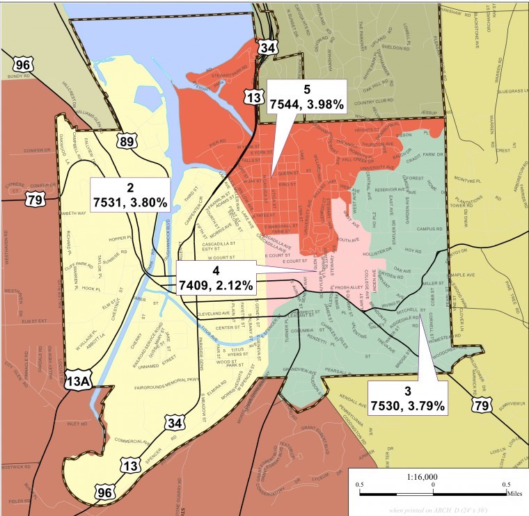 Tompkins County OKs commission's 14District map Ithaca