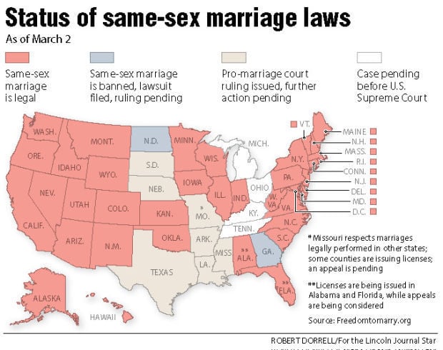 Same Sex Marriage Rulings A Timeline Local