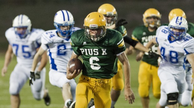 Less is more for Pius X football team : Preps