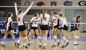 NCAA volleyball: Huskers one win from Omaha after sweeping Cougars