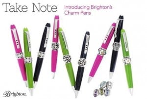 Take Note Brighton Charm Pens