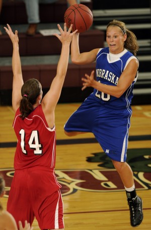 Cady leads Blue team to win in NCA all-star basketball game