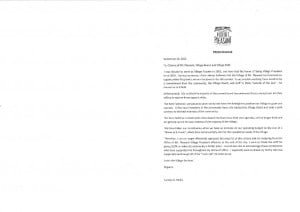 letter informing patients of doctor leaving practice