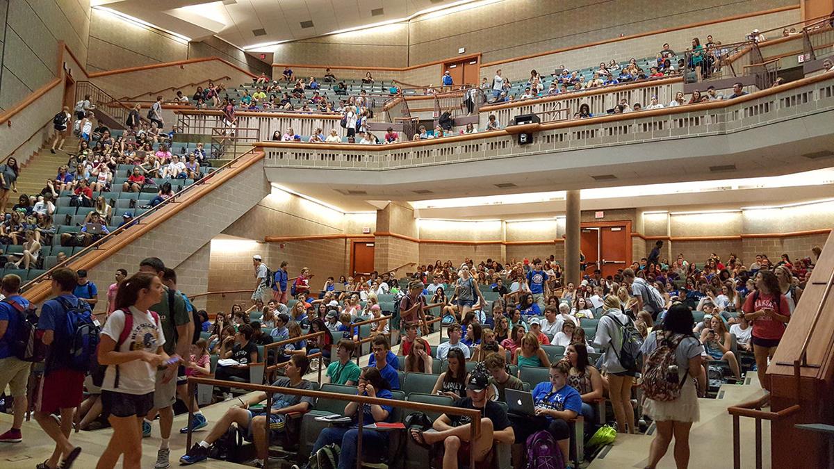 KU offering more classes with fewer students, but big lectures still