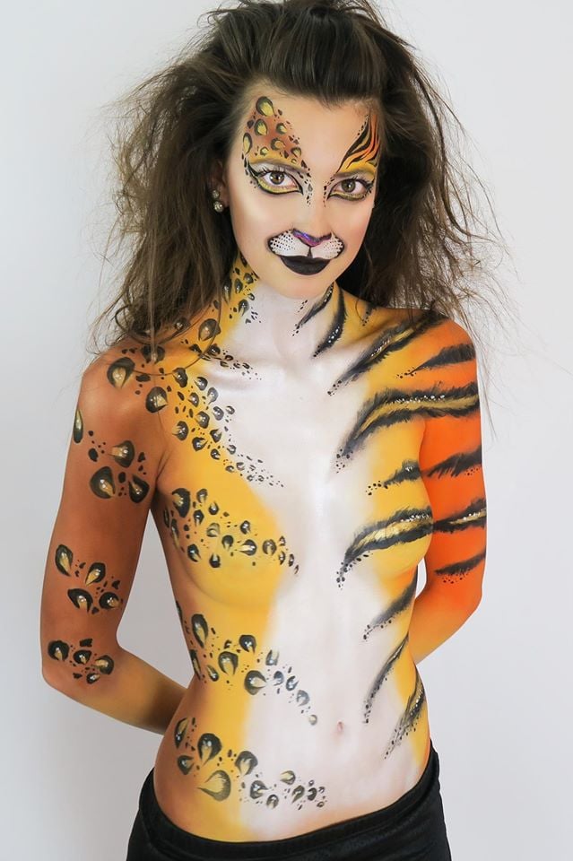 Body Painting / Maquillage corporel - The Art of April-Anna