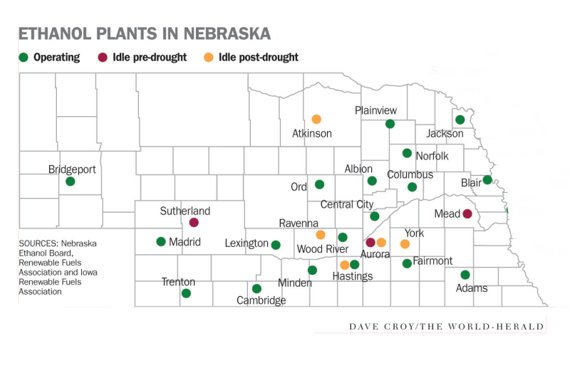 Drought�s toll hits Nebraska ethanol producers hard