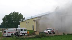 Fire reported at Westby Hardwoods