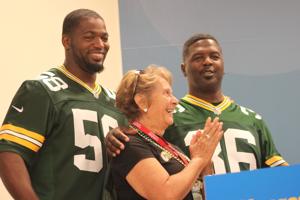The Power of the Packers: NFL team’s visit helps raise money for Riverfront