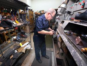 After half-century of shoe repair, Lenny has no plans to retire
