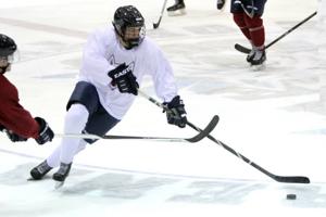 Teen skates after hockey dream in Alaska
