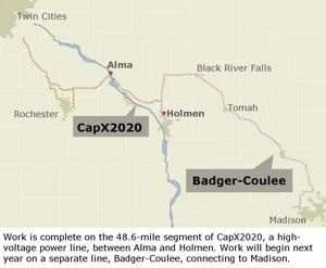 CapX2020 powerline completed ahead of schedule