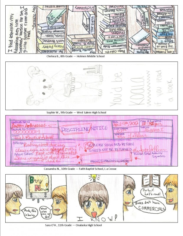 Library bookmark contest winners named Courierlifenews