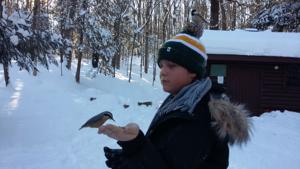 WS students learn about wildlife conservation on Eagle River trip