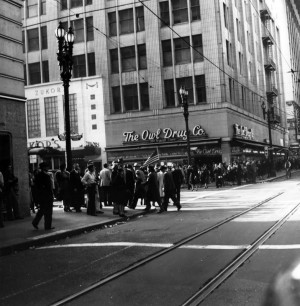 <p>A photograph of Sixth and Broadway will be one of about 200
Ansel Adams images featuring Los Angeles circa 1940 on display and
for sale at drkrm gallery starting Feb. 18.  </p>
