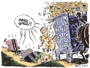 Urban Scrawl on the Kings Bandwagon