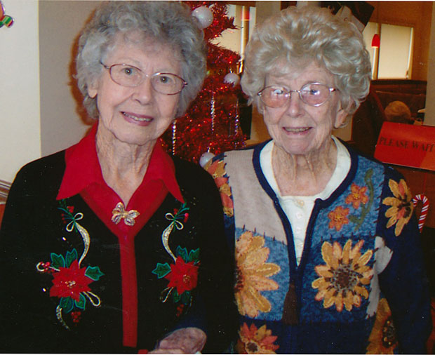 Virginia Buller, Lillian Davis celebrate birthdays in December
