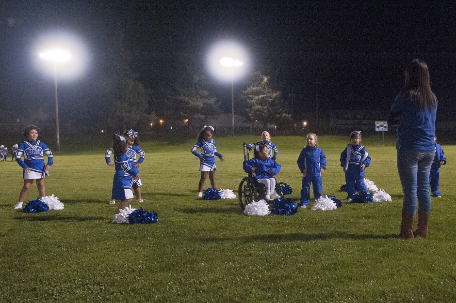 Tokay High School senior Tara Soto shares football passion with young Colts 