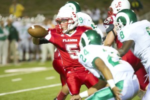 Fast start fizzles, Flames fall to Rams
