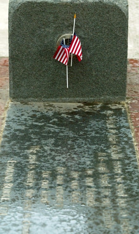 All Veterans Plaza's poetry stones honor our veterans