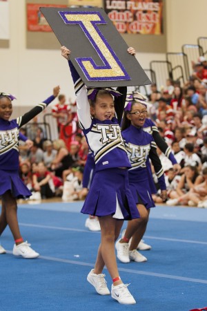 Local cheerleaders meet up for league championship