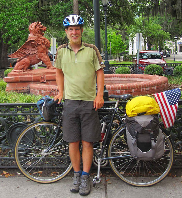 Lodi Community Band’s Bobby Miner crosses country alone on bicycle