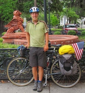 Lodi Community Band’s Bobby Miner crosses country alone on bicycle