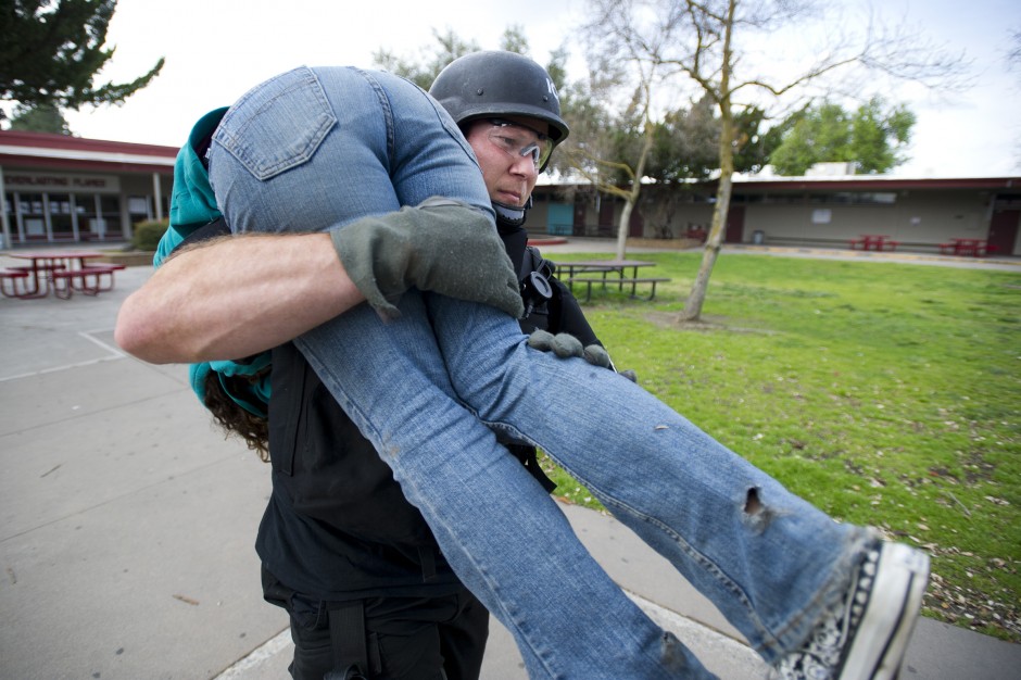 Area SWAT teams use Lodi High School campus for practice 