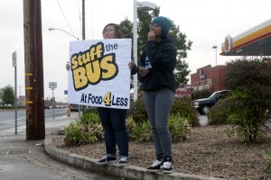 Generous shoppers ‘Stuff the Bus’ for needy families