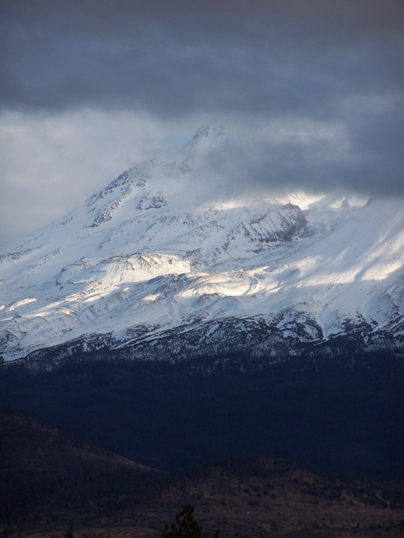 The light before the storm - Mt. Shasta