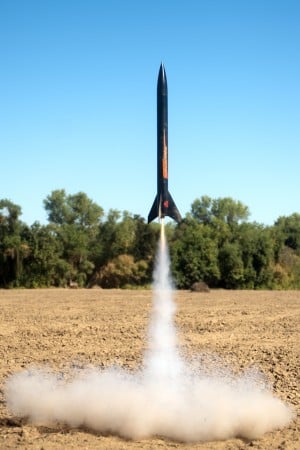 Children have a blast at rocket launch