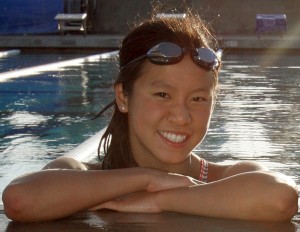 Cayla Nishizaki wins three events at Folsom swim meet