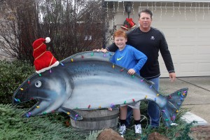 Stolen Christmas salmon returned to owners