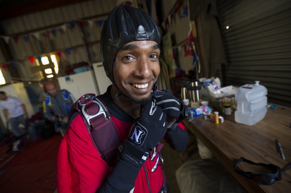 Skydiving team from Qatar trains at Lodi Parachute Center