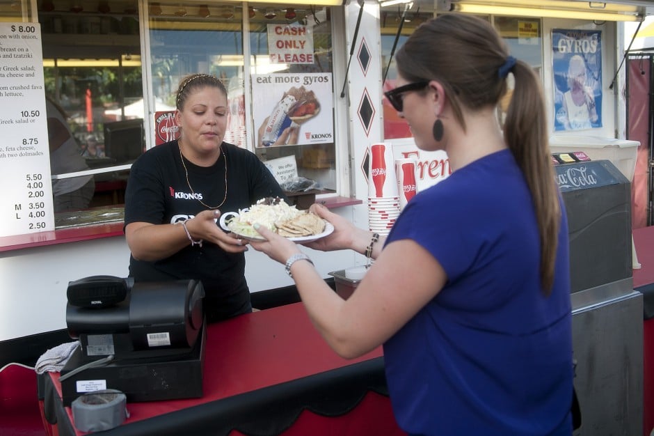 Emergency medical technician, dietitian find tasty, healthy meals at Lodi Grape Festival