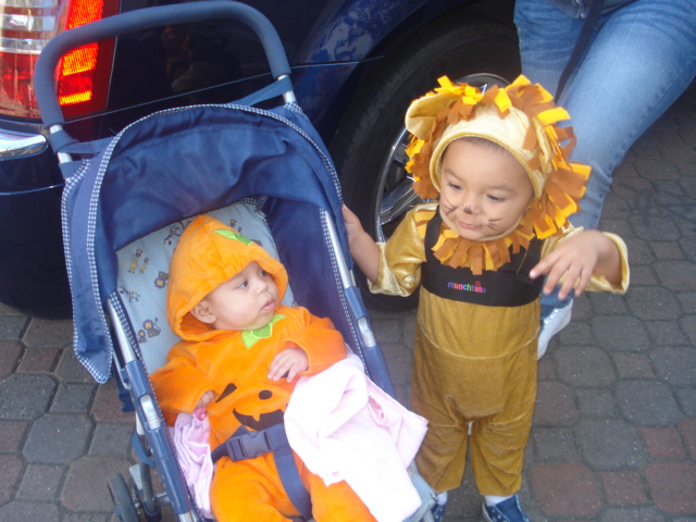 David and Angela Trick or Treating