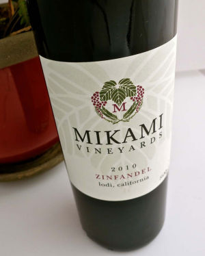 Mikami Vineyard’s 2010 Zinfandel is dense, velvety