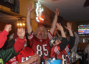 San Francisco 49ers fans’ emotions went up and down during Super Bowl