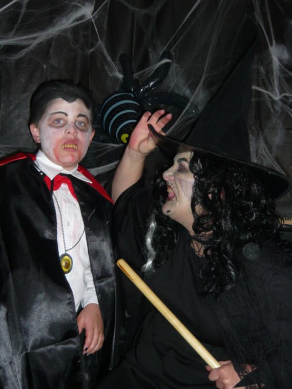 Dracula meets Winnie the Witch!