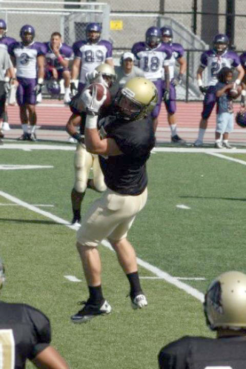 Collin Rhoads scores first collegiate touchdown