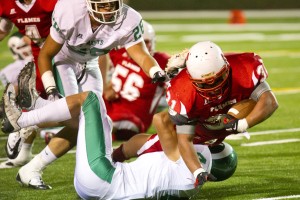 Fast start fizzles, Flames fall to Rams